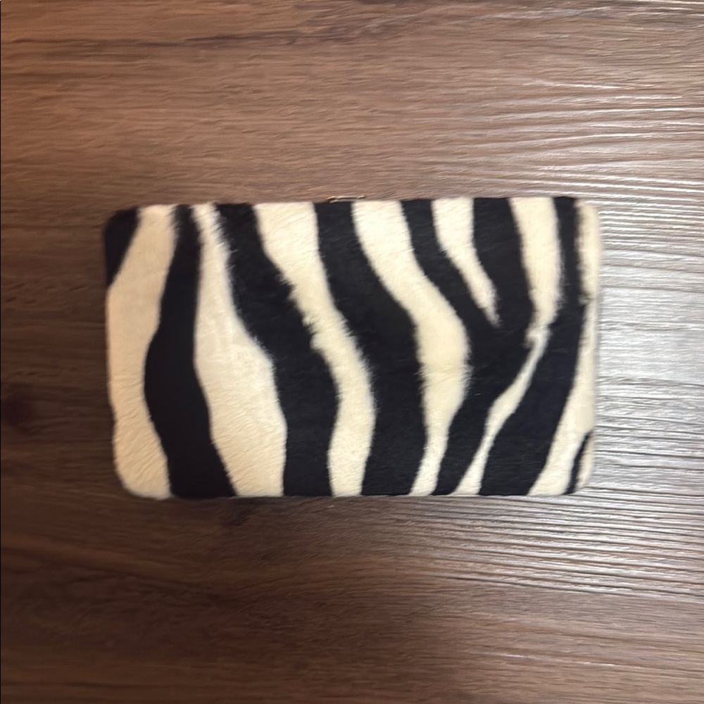 Zebra Print Clutch